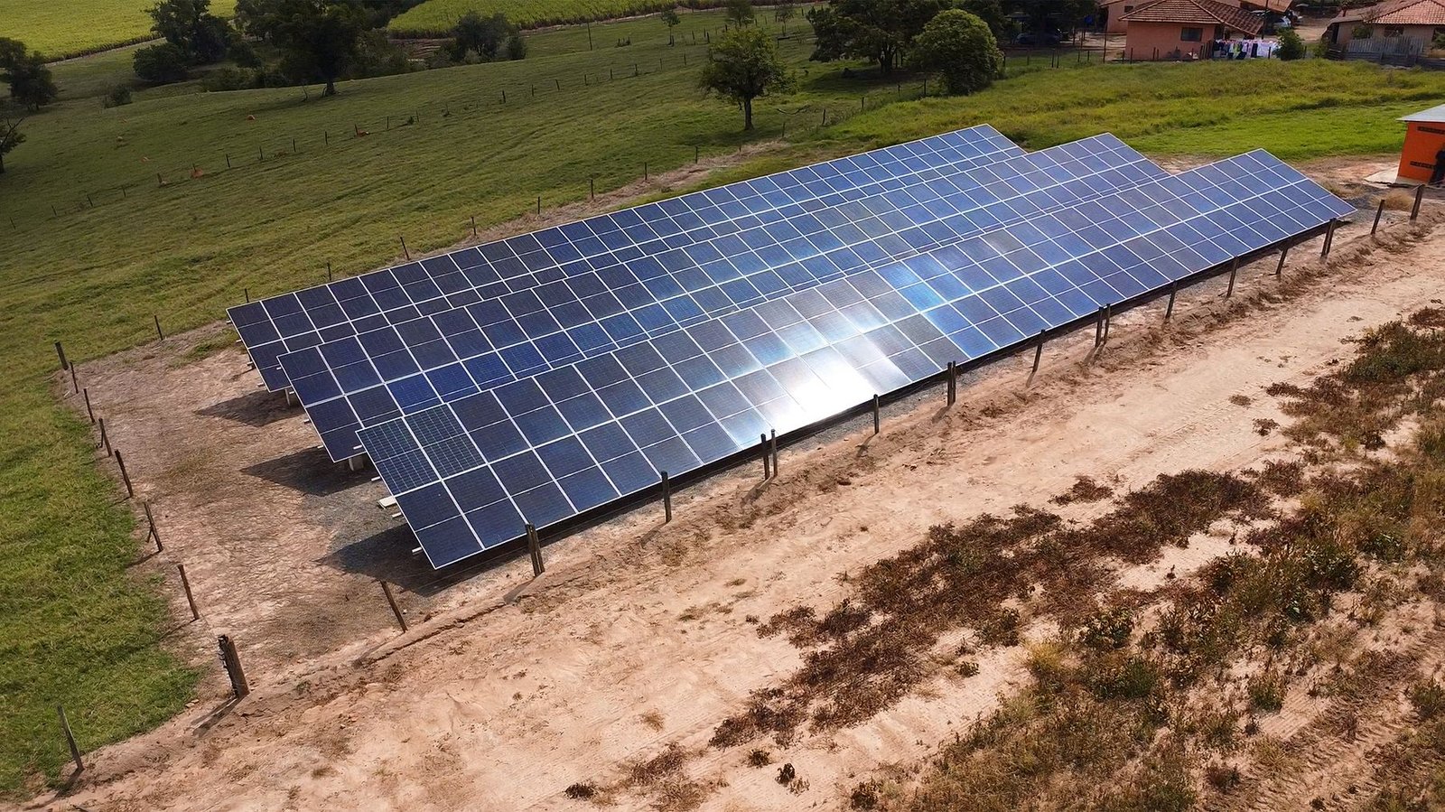 Usina de investimento em área rural